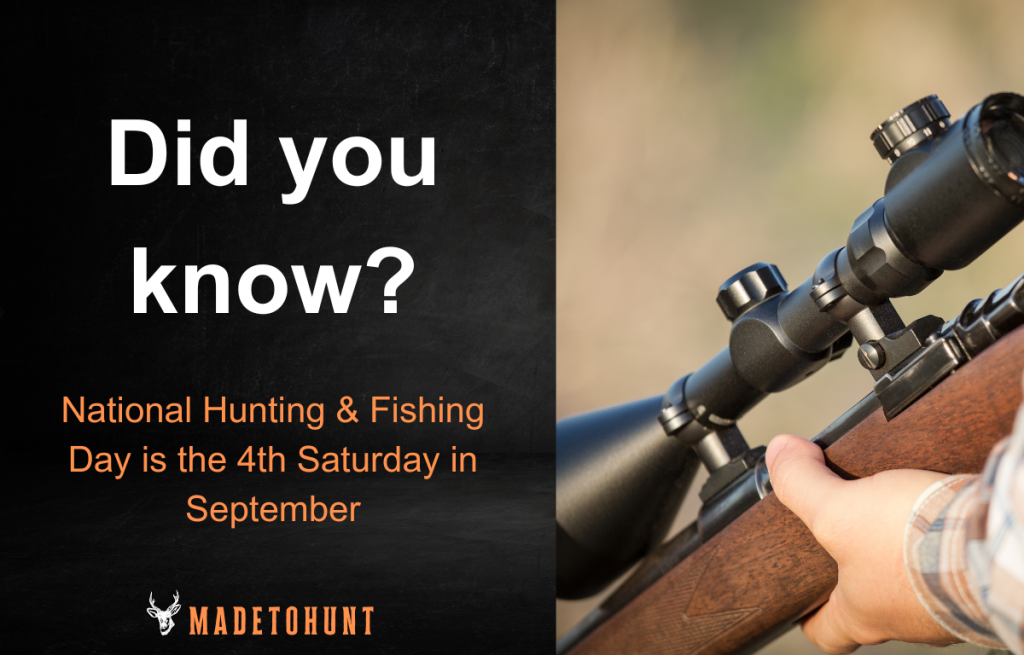 national hunting and fishing day 4th saturday in september